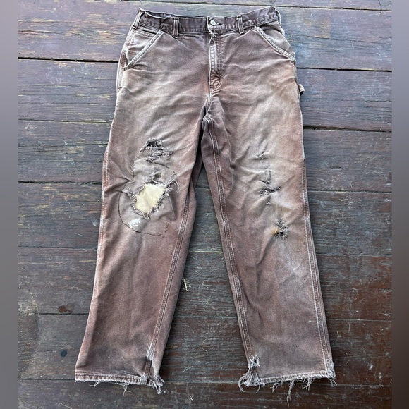 Vintage Distressed Carhartt Pants - Picture 1 of 13